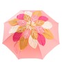 Luxus Wundersch�n Regenschirm mit Aufgesetzten Bl�ttern, Doppelgewebe f�r Damen - Handmade in Italy