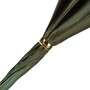 Pastell-gr�ner Regenschirm mit Leopardmuster, Doppelgewebe f�r Damen - Handmade in Italy