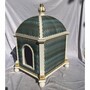 Pomp��s by Casa Padrino Barock Katzenhaus Gr�n / Wei� / Gold - designed by Harald Gl��ckler