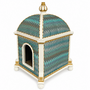 Pomp��s by Casa Padrino Barock Katzenhaus Gr�n / Wei� / Gold - designed by Harald Gl��ckler