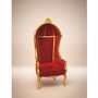 Pomp��s by Casa Padrino Luxus Barock Ballon Sessel Bordeauxrot / Gold - designed by Harald Gl��ckler