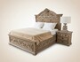Pomp��s by Casa Padrino Luxus Barock Doppelbett Provence Braun / Grau - designed by Harald Gl��ckler
