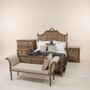 Pomp��s by Casa Padrino Luxus Barock Doppelbett Provence Braun - Designed by Harald Gl��ckler