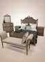 Pomp��s by Casa Padrino Luxus Barock Doppelbett Provence Braun - Designed by Harald Gl��ckler