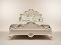 Pomp��s by Casa Padrino Luxus Barock Doppelbett Provence Creme / Gold - designed by Harald Gl��ckler