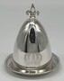 Pomp��s by Casa Padrino Luxus Barock Eierbecher mit Deckel Silber - designed by Harald Gl��ckler