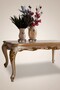 Pomp��s by Casa Padrino Luxus Barock Esstisch Provence Beige / Wei� / Gold - Pomp��ser Barockstil Esszimmertisch designed by Harald Gl��ckler