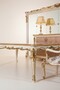 Pomp��s by Casa Padrino Luxus Barock Esstisch Provence Beige / Wei� / Gold - Pomp��ser Barockstil Esszimmertisch designed by Harald Gl��ckler