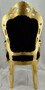 Pomp��s by Casa Padrino Luxus Barock Esszimmer Stuhl mit Armlehnen Schwarz / Gold - Pomp��ser Barock Stuhl designed by Harald Gl��ckler - Barock Esszimmer M�bel