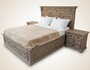 Pomp��s by Casa Padrino Luxus Barock Nachtkommode Provence Grau / Braun - designed by Harald Gl��ckler