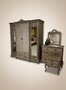 Pomp��s by Casa Padrino Luxus Barock Schlafzimmer Schrank Provence Braun / Grau - Designed by Harald Gl��ckler