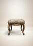 Pomp��s by Casa Padrino Luxus Barock Sitzhocker Braun / Gold - Pomp��ser Barock Hocker designed by Harald Gl��ckler - Pomp��se Barock M�bel
