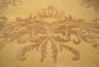 Pomp��s by Casa Padrino Luxus Barock Teppich Krone von Harald Gl��ckler Gold 200 x 300 cm