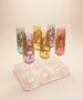 Pomp��s by Casa Padrino Luxus Champagnerglas Set Bunt  6 x H. 25 cm - Champagnergl�ser mit 24 Karat Vergoldung - Pomp��se Gl�ser designed by Harald Gl��ckler