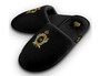 Pomp��s by Casa Padrino Luxus Damen VIP Hotelslipper mit Krone Schwarz / Gold - designed by Harald Gl��ckler 