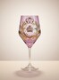 Pomp��s by Casa Padrino Luxus Weinglas Set Bunt  8,7 x H. 20,3 cm - Weingl�ser mit 24 Karat Vergoldung - Pomp��se Weingl�ser designed by Harald Gl��ckler