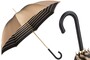 Raffiniert Gestreifter Regenschirm, Doppelgewebe f�r Damen - Handmade in Italy