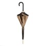 Raffiniert Gestreifter Regenschirm, Doppelgewebe f�r Damen - Handmade in Italy