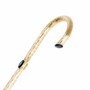 Regenschirm Damen Blumen Elfenbein - Handmade in Italy