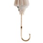 Regenschirm Damen Blumen Elfenbein - Handmade in Italy