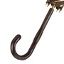 Regenschirm Damen Brauner Regenschim mit Tigermuster, Doppelgewebe - Handmade in Italy