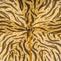 Regenschirm Damen Brauner Regenschim mit Tigermuster, Doppelgewebe - Handmade in Italy