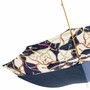 Regenschirm Damen Briglie Blu - Manuelle �ffnung - 100% Polyester - Juwelenbesetzter Griff - Handmade in Italy