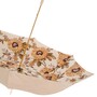 Regenschirm Damen Girasoli - Manuelle �ffnung - 100% Polyester - Schmuck-Griff - Handmade in Italy