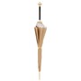 Regenschirm Damen Klassischer Beige - Manuelle �ffnung - 100% Polyester - Schmuck-Griff - Handmade in Italy