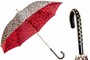 Regenschirm Damen Leopardo e Rose - Handmade in Italy