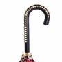 Regenschirm Damen Leopardo e Rose - Handmade in Italy