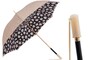 Regenschirm Damen Macchioline - Manuelle �ffnung - 100% Polyester - Griff aus Acetat - Handmade in Italy