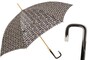 Regenschirm Damen Mosaico - Automatische �ffnung - 100% Polyester - Griff aus Acetat - Handmade in Italy