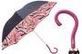 Regenschirm Damen ONDE 2 - Manuelle �ffnung - 100% Polyester - Griff aus Acetat - Handmade in Italy
