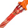 Regenschirm Damen Orange Pinselstriche - Automatische �ffnung - 100% Polyester - Griff aus Acetat - Handmade in Italy