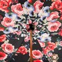 Regenschirm Damen Rose Rosse - Handmade in Italy