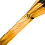 Regenschirm Damen mit Gold Dahlien - Automatische �ffnung - 100% Polyester - Griff aus Acetat - Handmade in Italy