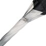 Regenschirm Damen mit Grauen Dahlien - Automatische �ffnung - 100% Polyester - Griff aus Acetat - Handmade in Italy