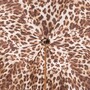 Regenschirm Damen mit Leopardenmuster, Doppelgewebe - Handmade in Italy