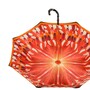 Regenschirm Damen mit Pinselstriche, Doppelgewebe - Manuelle �ffnung - 100% Polyester - Griff aus Acetat - Handmade in Italy