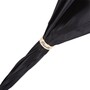 Regenschirm Damen mit Schmetterlingen und Bambus - Manuelle �ffnung - 100% Polyester - Griff in Bambus - Handmade in Italy