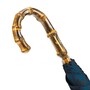 Regenschirm Herren Blau Tarnfarben-Schirm aus Bambus - Handmade in Italy
