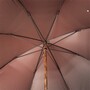 Regenschirm Herren Kastanie, Cangiante - Handmade in Italy
