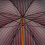 Regenschirm Herren Nadelstreifen Klassisch Schirm aus Bambusholz - Handmade in Italy