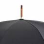 Regenschirm Herren Punto Bianco mit Strau�enledergriff - Handmade in Italy