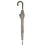 Regenschirm Herren Savage mit Geflochtener Ledergriff - Handmade in Italy