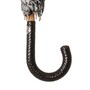 Regenschirm Herren Savage mit Geflochtener Ledergriff - Handmade in Italy