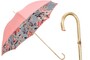 Rosa Regenschirm mit Blumen f�r Damen - Handmade in Italy