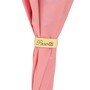 Rosa Regenschirm mit Blumen f�r Damen - Manuelle �ffnung - 100% Polyester - Griff aus Acetat - Handmade in Italy