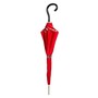 Roter Regenschirm mit Schwarzen Punkten, Doppelgewebe f�r Damen - Handmade in Italy